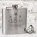 18th Birthday Hip Flask - Maker Mark Personalised Gifts