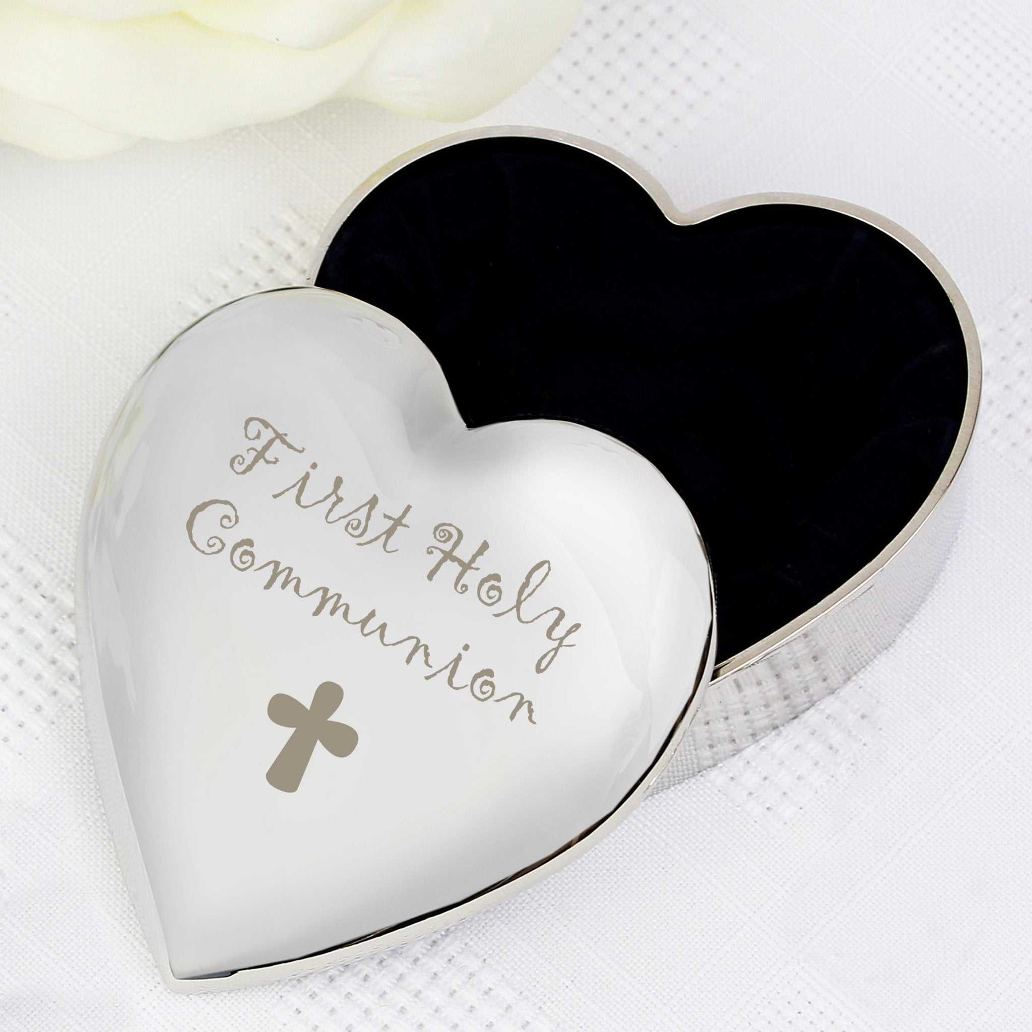 1st Holy Communion Heart Trinket Box - Maker Mark Personalised Gifts