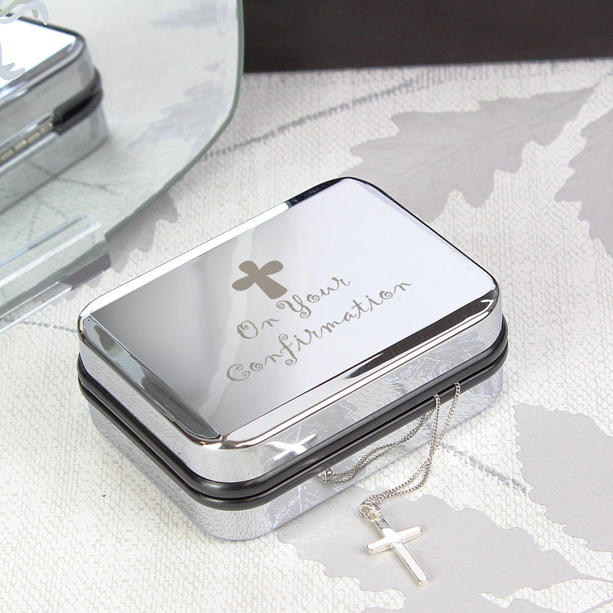 Confirmation Cross Necklace Box - Maker Mark Personalised Gifts