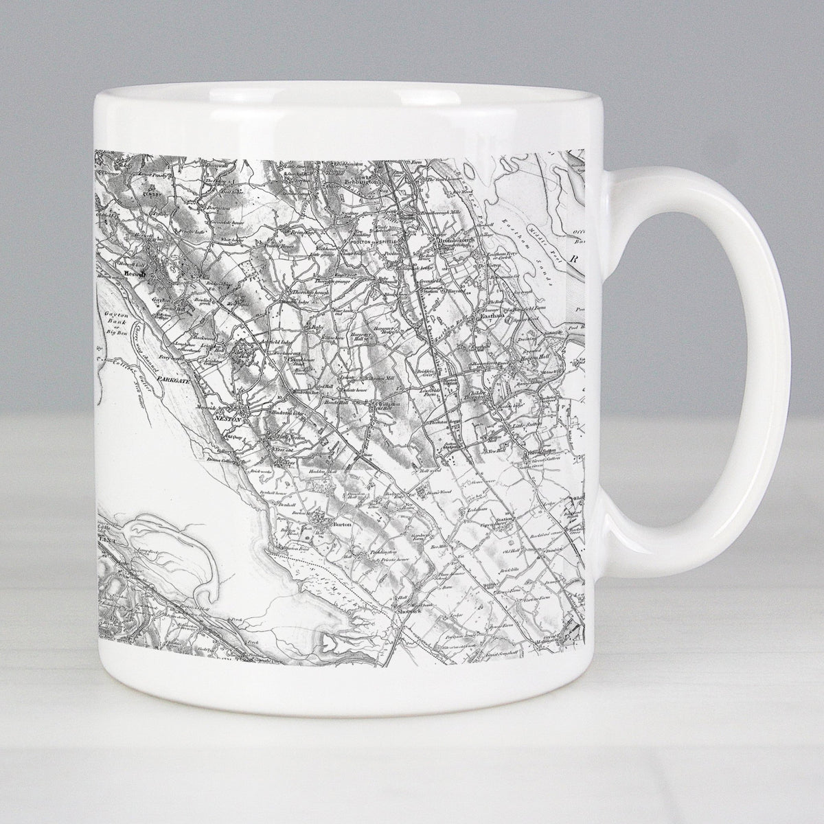 Personalised 1805 - 1874 Old Series Map Mug - Maker Mark Personalised Gifts