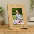 Personalised 5x7 Oak Finish Photo Frame - Maker Mark Personalised Gifts
