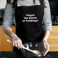 Personalised Black Apron - Maker Mark Personalised Gifts