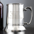 Personalised Bold Message Stainless Steel Tankard - Maker Mark Personalised Gifts
