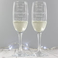 Personalised Celebration Pair of Flutes - Maker Mark Personalised Gifts