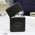 Personalised Engraved Black Lighter - Maker Mark Personalised Gifts
