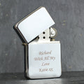 Personalised Engraved Silver Lighter - Maker Mark Personalised Gifts