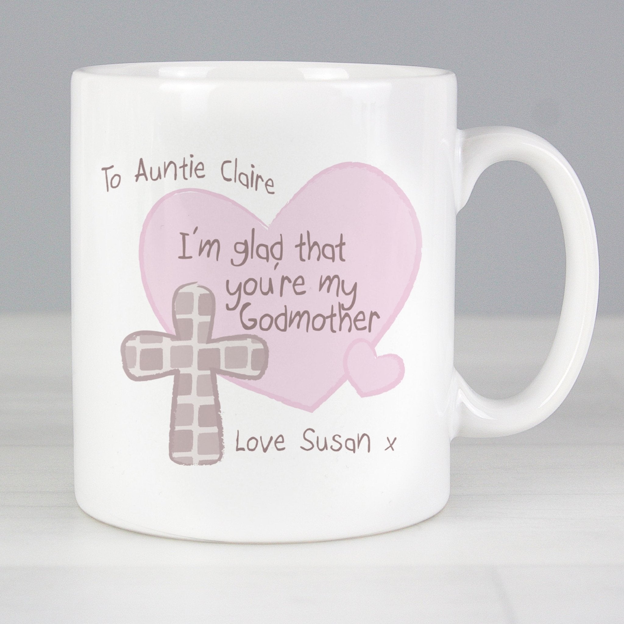 Personalised Godmother Mug - Maker Mark Personalised Gifts