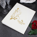 Personalised Gold Butterfly Swirl Traditional Photo Album - Maker Mark Personalised Gifts