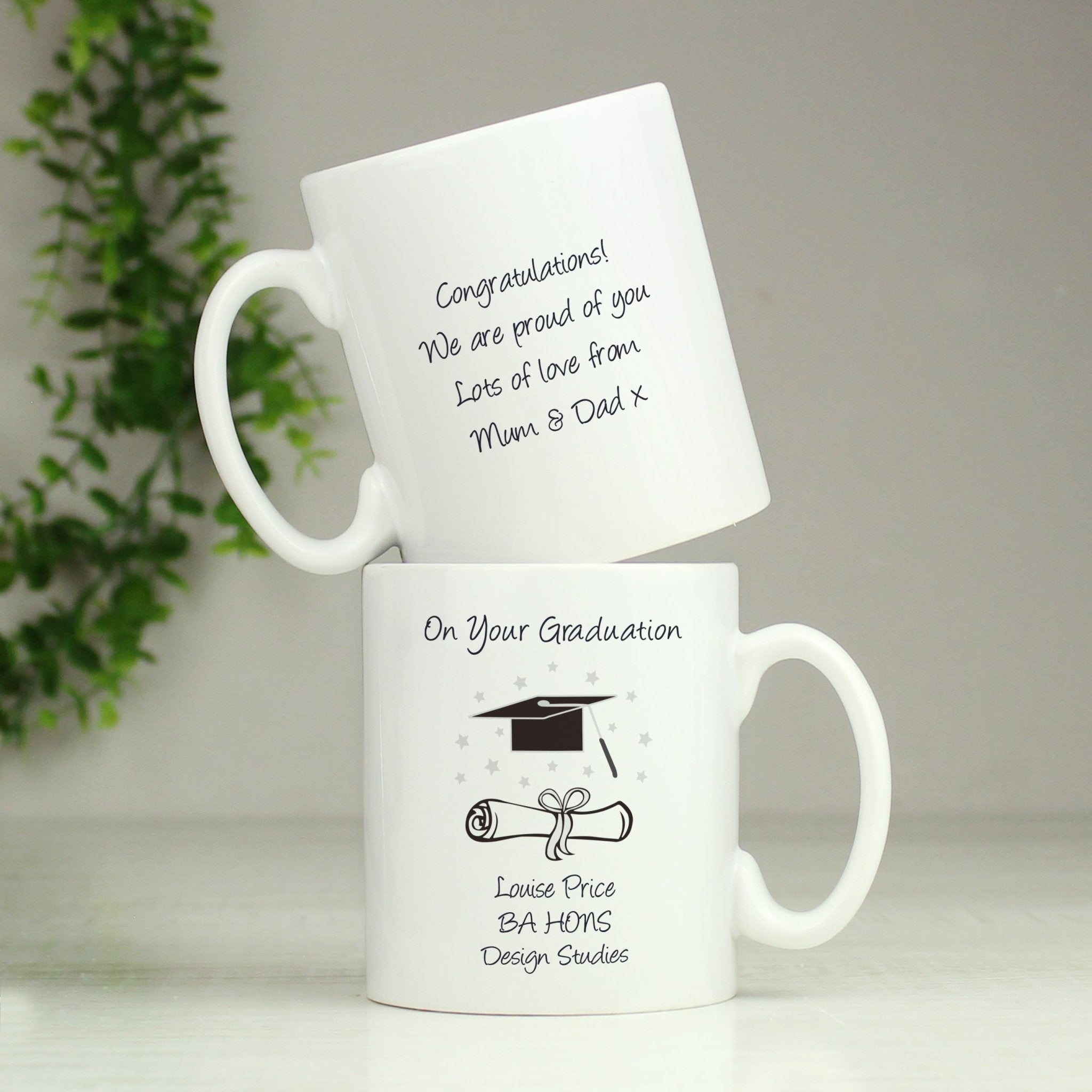 Personalised Graduation Mug - Maker Mark Personalised Gifts