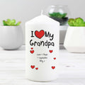 Personalised I Heart My Pillar Candle - Maker Mark Personalised Gifts