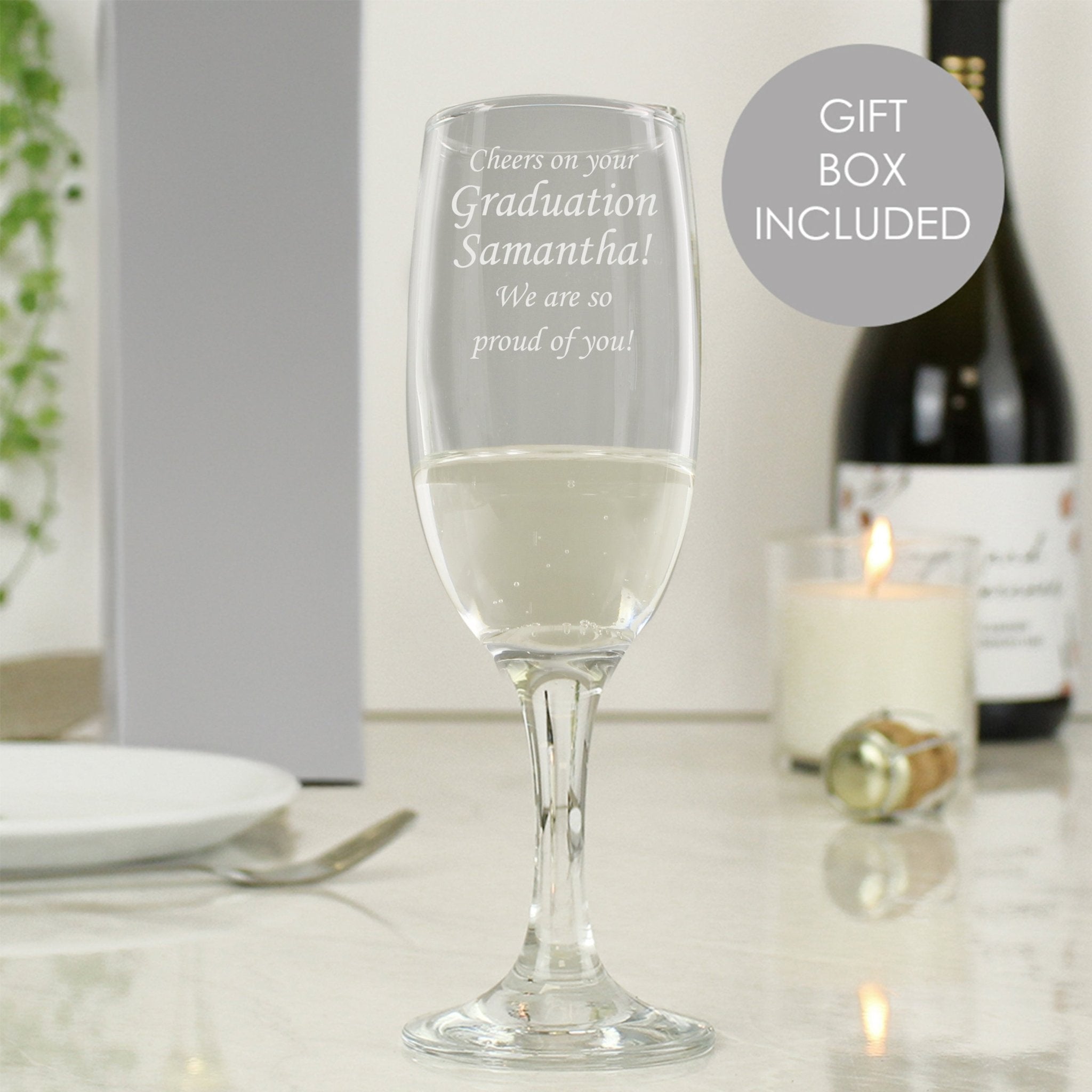 Personalised Message Flute - Maker Mark Personalised Gifts