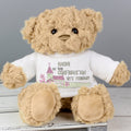 Personalised Pink Church Teddy Bear - Maker Mark Personalised Gifts