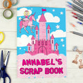 Personalised Princess & Unicorn - A4 Scrapbook - Maker Mark Personalised Gifts