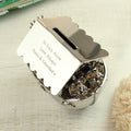 Personalised Silver Noahs Ark Money Box - Maker Mark Personalised Gifts