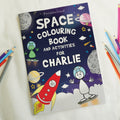 Personalised Space Colouring Book - Maker Mark Personalised Gifts