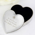Personalised Teacher Heart Flowers Trinket Box - Maker Mark Personalised Gifts