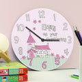 Personalised Whimsical Church Christening Clock - Maker Mark Personalised Gifts