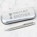 World's Best Brother Pen & Box - Maker Mark Personalised Gifts